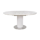 Round Melamine Top Extending Dining Table